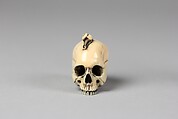 Netsuke of Skull, Ivory, Japan