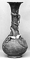 Vase with coiling dragon, Stoneware with relief decoration and polychrome enamels, China