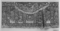 Robe for Buddhist Priest, Silk and metallic thread, China