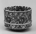 Bowl, Pottery with designs on a crackled ground (Kyoto ware), Japan