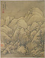 Landscape after Li Cheng, Unidentified artist, Hanging scroll; ink on silk, China
