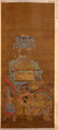 Journey of the Tianwang (Devaradja), Unidentified artist, Hanging scroll; ink and color on silk, China