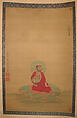 Luohan, Unidentified artist, Hanging scroll; ink and color on silk, China