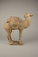 Two camels, a: Earthenware; b: Earthenware with traces of pigment, China
