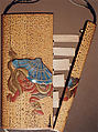 Case (Inrō) with Design of Demon in Escape, In the style of Shibata Zeshin (Japanese, 1807–1891), Gold, silver, red, and black hiramaki-e, takamaki-e, mother-of-pearl inlay on bamboo; interior: plain wood, drawers, Japan