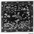 Rank Badge with Peacock, Silk, China