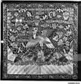 Rank Badge with Wild Goose, Silk, metallic thread, China