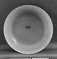 Dish, Nephrite, white with light cream tint, China