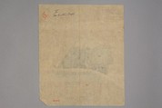Immortal Poet, Kano Shōun (1637–1702), Unmounted shikisi leaf; ink and color on silk, Japan
