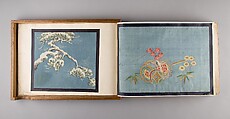 Textile Pattern Sample Book, Album of twenty-five textile samples; various textile dyeing techniques, Japan