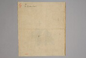 Immortal Poet, Kano Shōun (1637–1702), Unmounted shikisi leaf; ink and color on silk, Japan