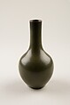 Vase, Porcelain with tea-dust glaze, China