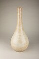 Long neck bottle, Porcelain with crackled glaze, China