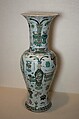 Vase with design of "Hundred Antiques", PoPorcelain painted in overglaze polychrome enamels (Jingdezhen ware), China