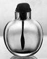 Snuff Bottle, Rock crystal with jadeite stopper, China