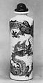 Snuff Bottle, Soft paste porcelain, China