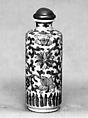 Snuff Bottle, Soft paste porcelain, China