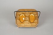 Pair of Incense Boxes (Kōgō) in the Shape of Mandarin Ducks, Lacquered wood with gold and silver takamaki-e, hiramaki-e, and togidashimaki-e, cutout gold foil application, Japan