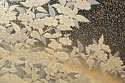 Writing Box with Yellow Rose Flowers and Rushing Stream, Black lacquer with gold and silver takamaki-e, hiramaki-e, togidashimaki-e and cutout gold foil application, Japan