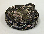 Box, Lacquer with mother-of-pearl inlay, Japan