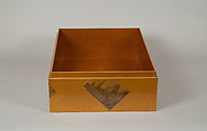 Document Box with Illustrated Books, Lacquered wood with gold and silver hiramaki-e, togidashimaki-e on nashiji ground, Japan