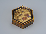 Kobako, Lacquer with gold, Japan