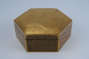 Kobako, Lacquer with gold, Japan