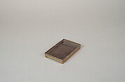 Writing Box (Suzuribako) with Episodes from the Tales of Ise (Ise monogatari), Nakayama Komin (Japanese, 1808–1870), Gold maki-e with inlaid silver on lacquer, Japan