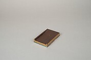 Writing Box (Suzuribako) with Episodes from the Tales of Ise (Ise monogatari), Nakayama Komin (Japanese, 1808–1870), Gold maki-e with inlaid silver on lacquer, Japan