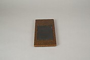 Writing Box with Design of Bird in Flight and a Stream, Tatsuke Takanori (1757–1833), Gold and silver maki-e with colored lacquer on black lacquer, Japan