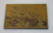Panel, Lacquer with gold, Japan