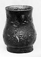 Miniature Vase, Bronze, silver inlay, China