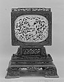 Table screen, Jadeite, China