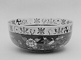 Bowl, Porcelain decorated in blue, green, red-orange and gilt (Arita ware, Imari style), Japan