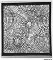 Stencil with Pattern of Concentric Circles, Paper reinforced with silk, Japan