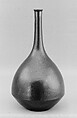 Wine Bottle, Clay with thin salt glaze (Bizen ware, Imbe style), Japan