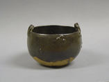 Pot with two handles, Pottery; earthenware, China