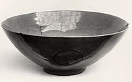 Bowl, Stoneware with mold-relief and inlaid decoration under celadon glaze, Korea