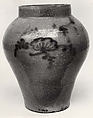 Jar, Porcelain with underglaze copper-green decoration, Korea