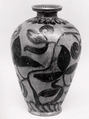 Maebyeong, Stoneware with underglaze iron-brown floral design, under celadon glaze, Korea