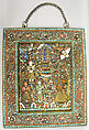 The Birth of the Buddha, Mosaic set in a gilt-silver framework with diamonds, rubies, emeralds, sapphires, garnets, quartz, pearls, amber, coral, lapis lazuli, turquoise, and semiprecious stones , Nepal