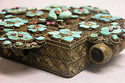 Amulet Case, Gold with precious and semi-precious stones, Tibet