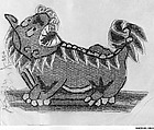 Applique, Silk, China