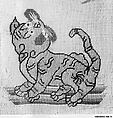 Applique, Silk, metallic thread, China