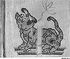 Applique, Silk, metallic thread, China