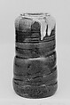 Hanging Vase, Clay covered with a glaze in parts filmy, with streaks (Satsuma ware), Japan