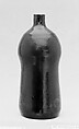 Wine Bottle, Masamoto Naosaku Japanese, Clay covered with glaze (Tanba ware), Japan