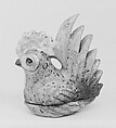 Incense Box, Clay covered with glaze, the paste showing through (Awata ware), Japan