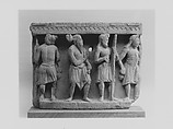 Four Ascetic Brahmans, Stone, Pakistan (ancient region of Gandhara)