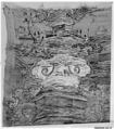 Panel with Shou Characters and Lingzhi Fungus, Brocaded silk twill damask, China
